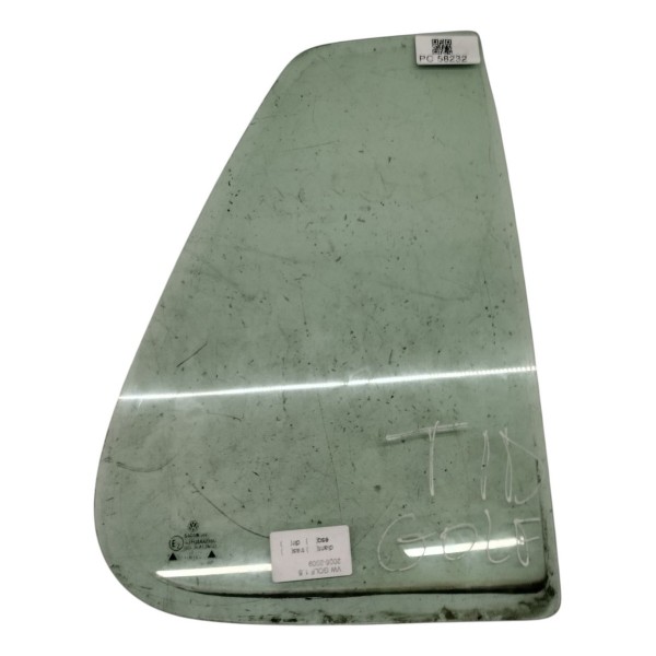 Vidro Fixo Traseiro Direito Vw Golf 2007 2008 2009 2010