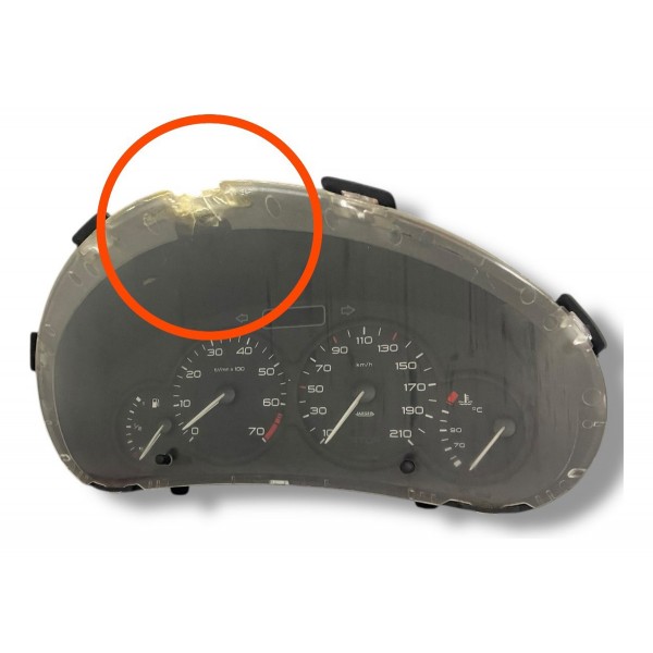 Painel Instrumento Peugeot 206 2007 2008 2009 2012 Detalhe