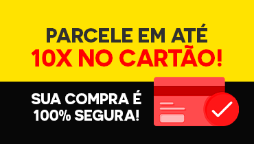 Parcele suas compras em 12x no cartão - sua compra é 100% segura